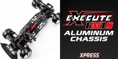 EXECTUS S シャーシ X-Ray トラックボディ エクスプレス FM1S Execute FM1S Aluminum Chassis: More Stability and Consistency!